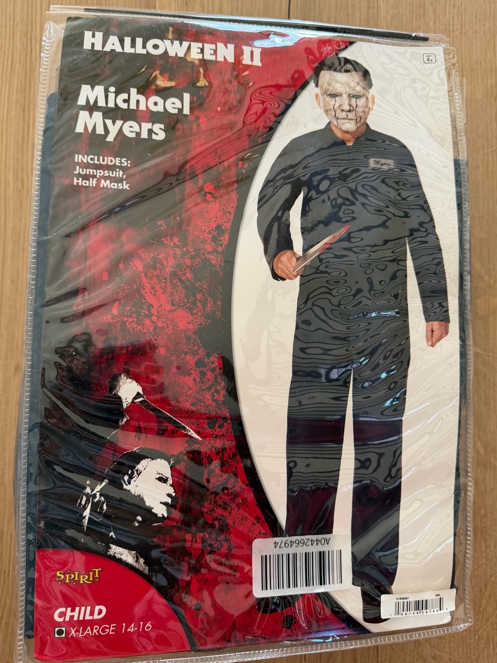 Spirit Michael Myers Child Costume - Black